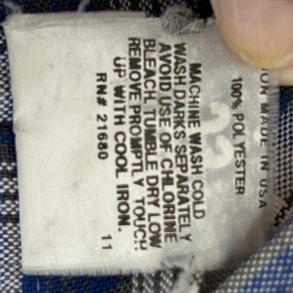 Dennis plaid skirt Sz Juniors size 3,  pleated school uniform 18 in long - Picture 6 of 7